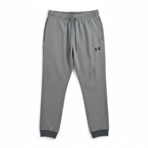 Under Armour Mens XL Gray Woven Training Jogger Pants Zipper Pockets Casual UA